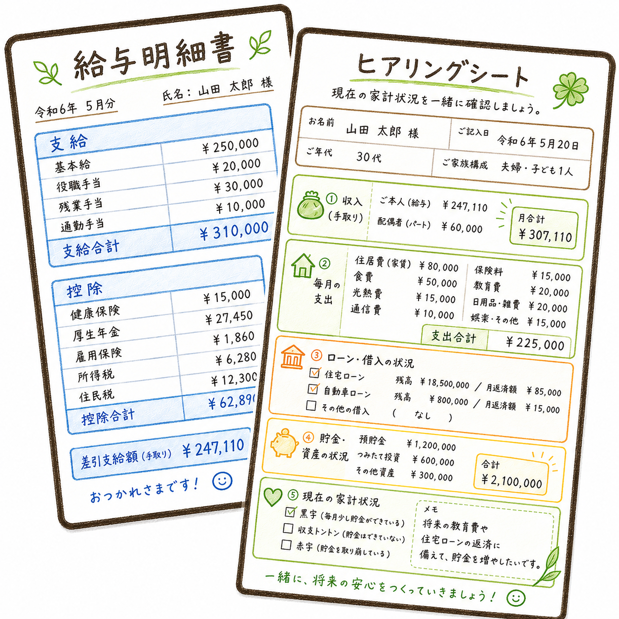 ヒアリングシート